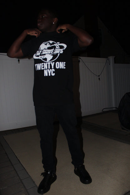 BLACK TWENTY1NE TEE