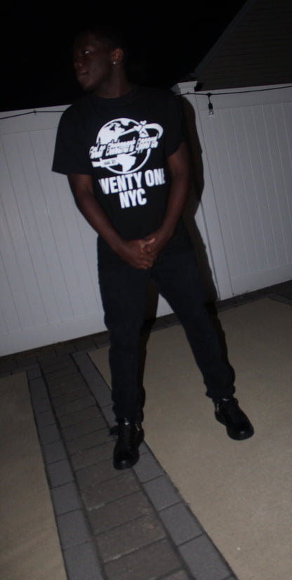 BLACK TWENTY1NE TEE