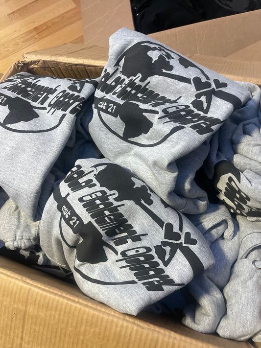 Statement Hoodie Cloud Grey